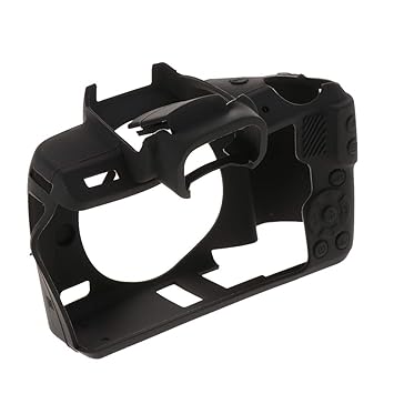 Camera Case, Soft Silicone Lightweight Durable Full Body Protective Case Cover Skin Bag for Canon EOS M50, Black