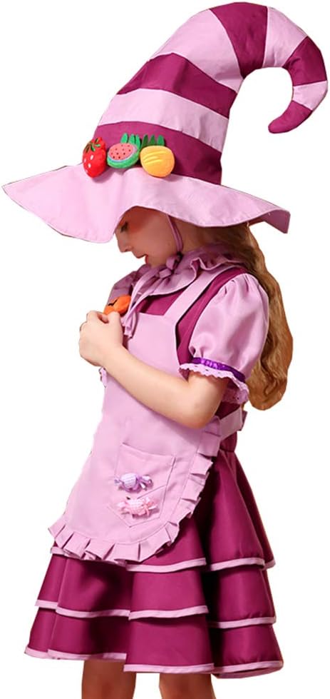 Amazon ウィッチ コスプレ お菓子飾り クリスマス アリス コスプレ衣装 可愛い ワンピース レディース コスチューム 140 コスプレ 仮装 通販