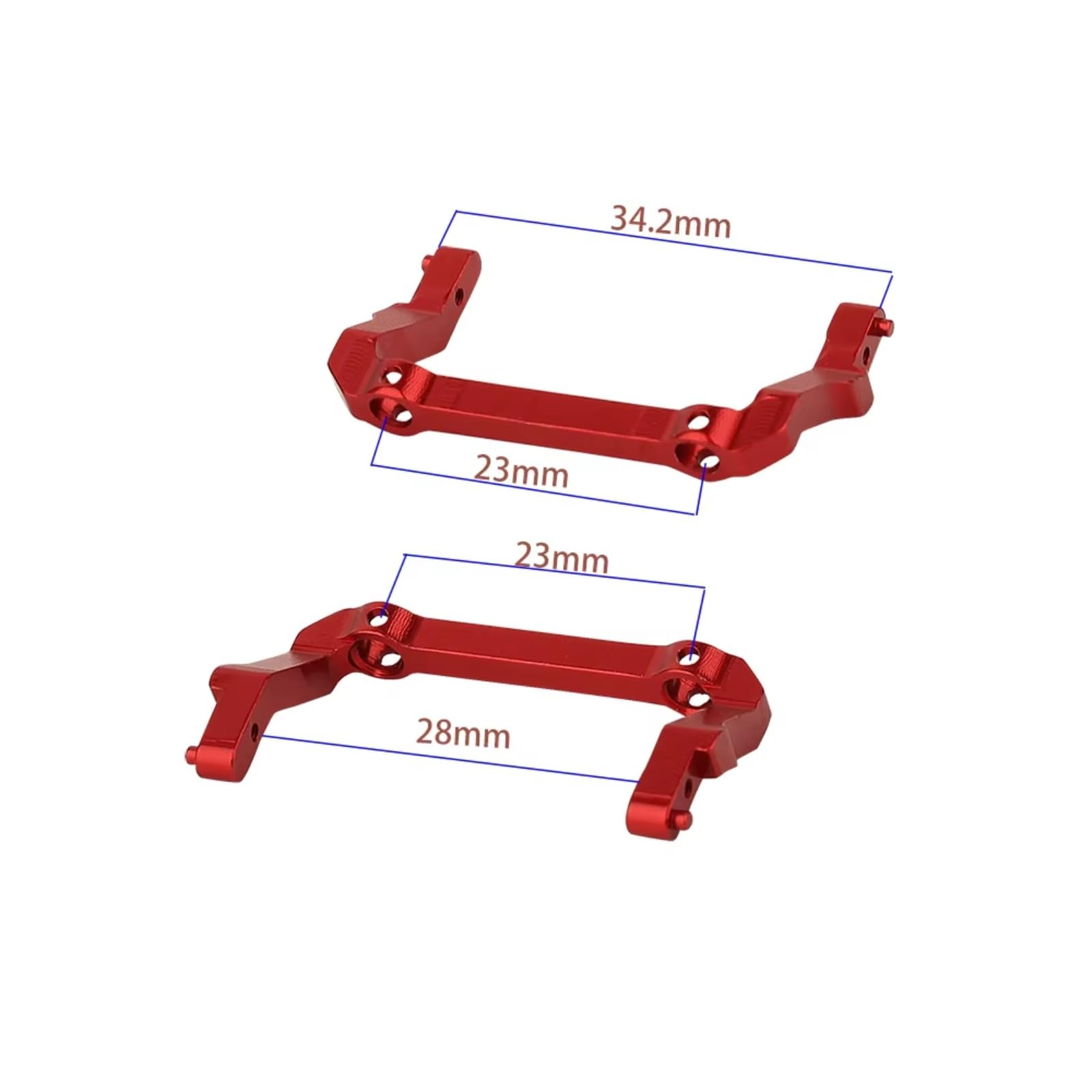 Paraurti Anteriore Fissaggio Lega Metallo Per Axial Per SCX24 Per Bronco AXI00005 1/24 1pc Leggero RC Auto Parti Aggiornamento Camion RC Ricambi Modellismo
