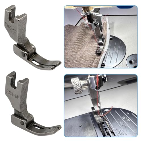 2 Piezas Pies Prensatelas Zipper Bisagra Derecho e Izquierdo miniatura 6