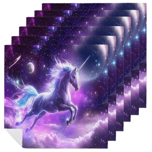 Servilletas de tela reutilizables Flying Unicorns para llenar de magia tu comedor diario 2