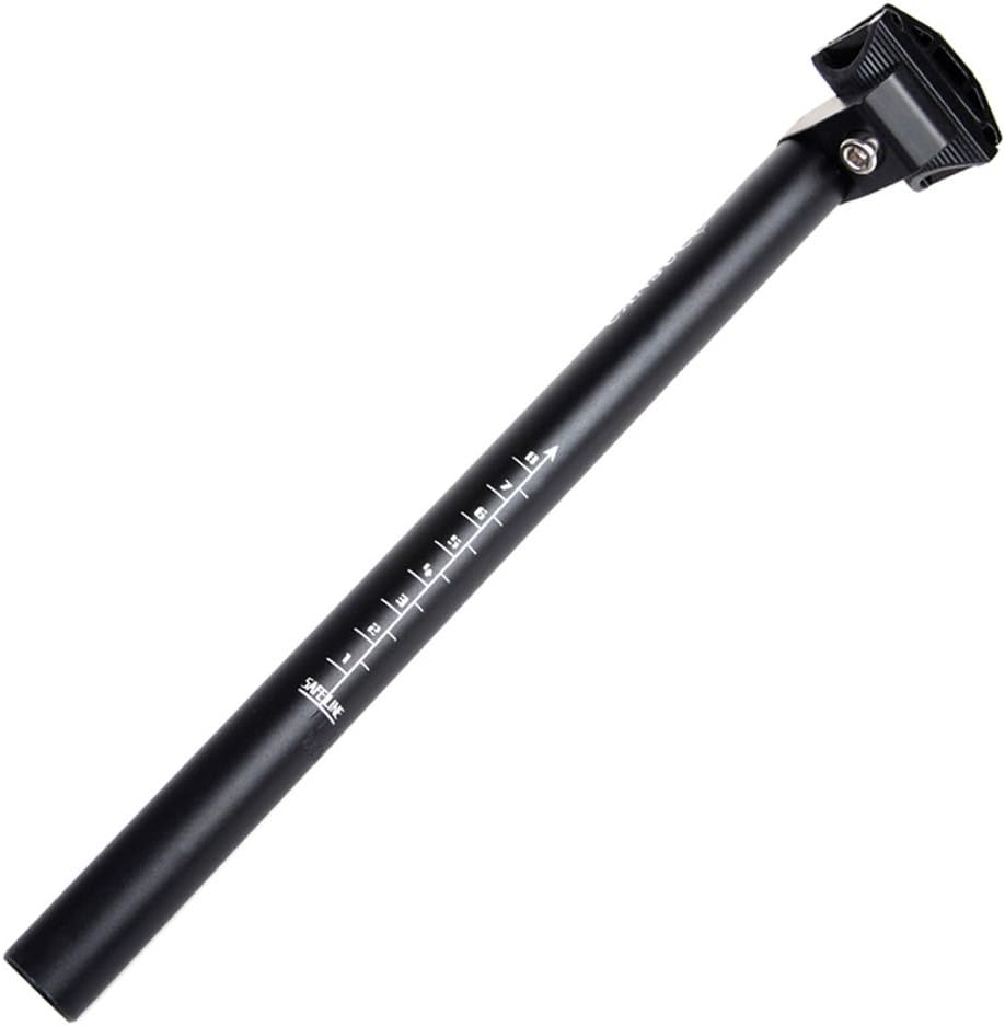 27.2 mm SeatPost 450mm CYSKY Bike Seat Post Fit for Most Bicycle, Mountain Bike, Road Bike, MTB, MTN, BMX (Aluminum Alloy, Adjustable, Black)