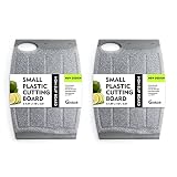 Small Plastic Cutting Board Set of 2, Mini Cutting Board for Small Kitchen Tasks, Non Slip Edges, Un