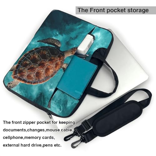 Maletín para portátil impermeable 15.6 pulg con asa y correa miniatura 5