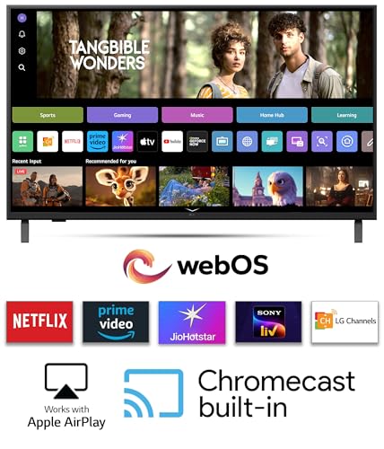 Image of LG 108 cm (43 inches) UA82 AI Series 4K Ultra HD Smart webOS LED TV 43UA82006LA