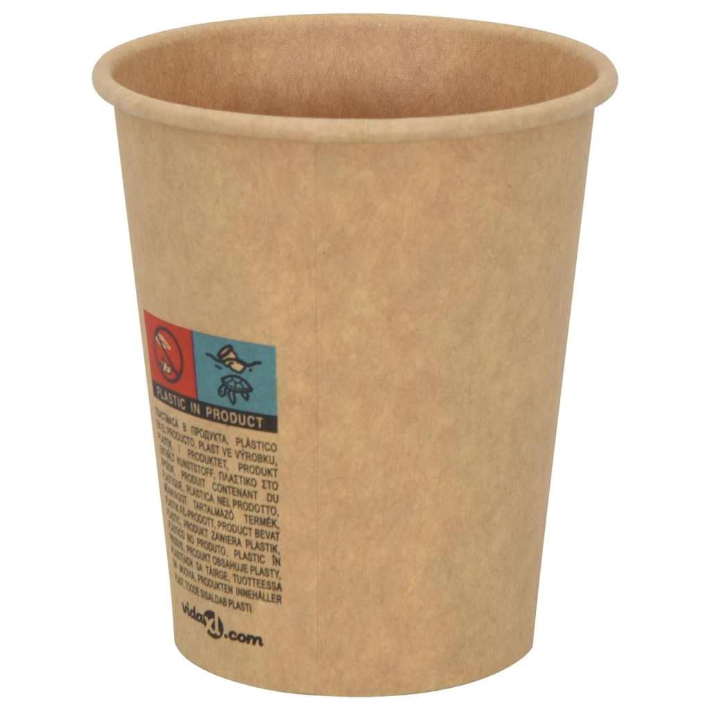 Tazze da caffè in Carta con Coperchi 1000 pz 8oz 200 ml,Bicchieri USA e Getta,Tazze da caffè in Carta-3325220