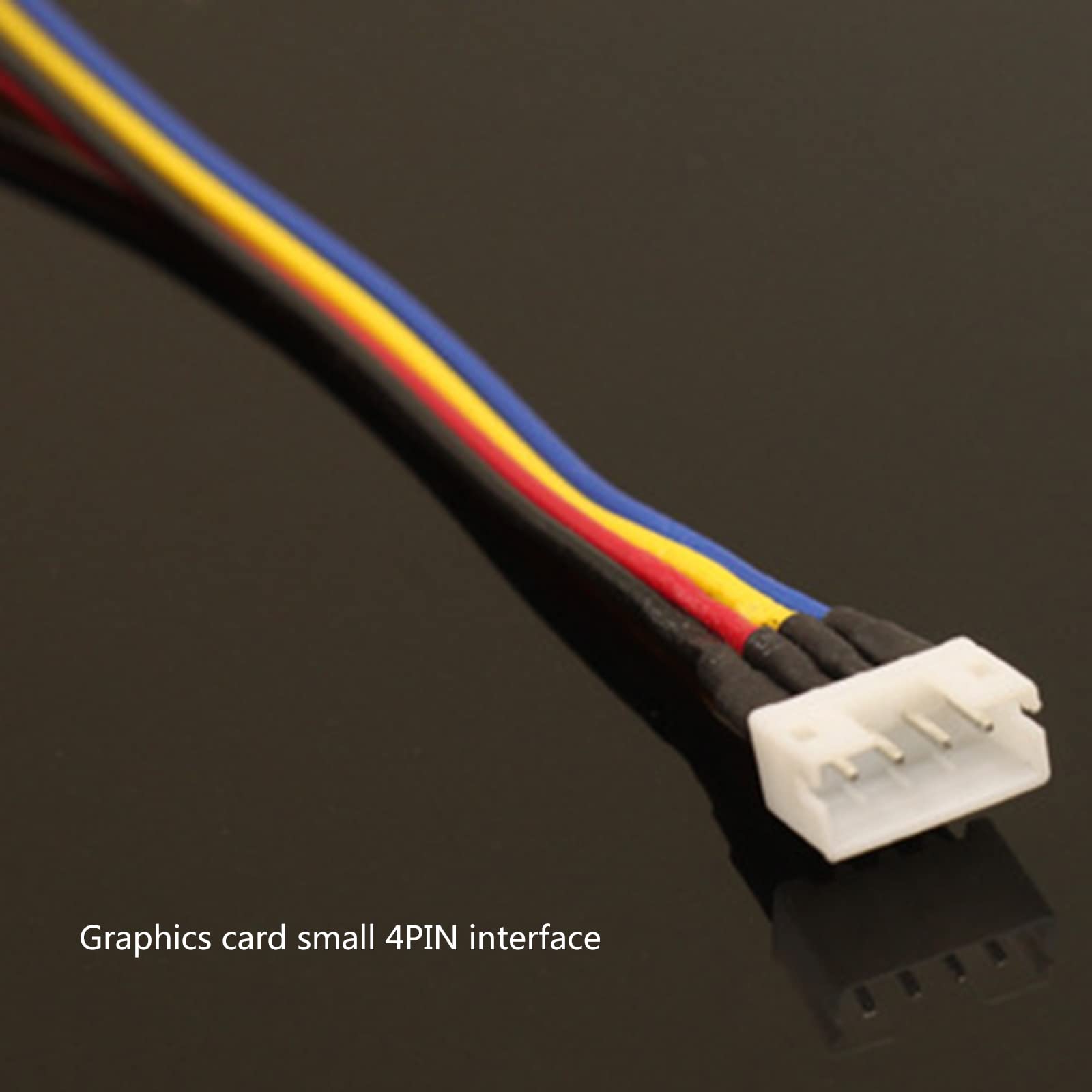 Cavo per ventola GPU PWM a 4 pin per schede grafiche, cavo di alimentazione a 4 pin con prolunga