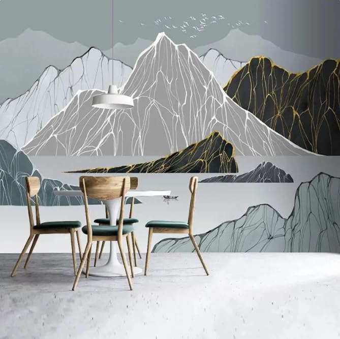 Paysage mural 3D lumineux pour agrandir visuellement une chambre