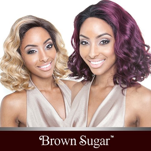 Isis Human Hair Blend Seamless Lace (3"X5") Wig - BS501 VALENCIA (SR4/GOLD)