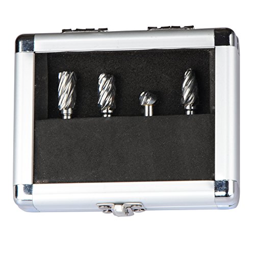 Spetool TZ-3 Carbide Rotary Burr For Aluminum (Non-Ferrous) Poring And Polishing Bits (Non-Ferrous) 1/4 Inch Shank 4Pcs/Pack thumb #4