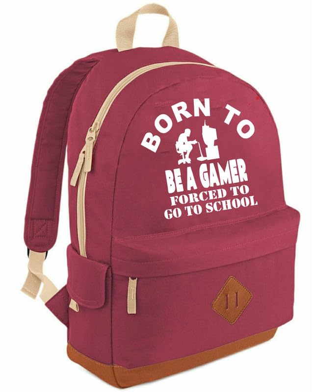 Sac à dos Edward Sinclair Born to be a Gamer pour collège et loisirs