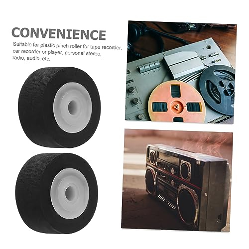 image for FUNOMOCYA 6Pcs Tape Roller Pinch Roller Replacement for Cassette Playe