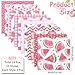 craspire 24 Stück Scrapbook Papier Mit Obstmotiv 6 x 6 Zoll Kirsche Erdbeere Lebensmittel Gemusterter Hintergrund Grußkarten Journal Dekorative Papierblöcke Für Alben Scrapbooking Journalkarten DIY
