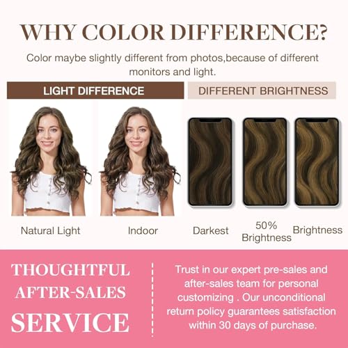Image of GOO GOO Seamless Clip in Hair Extensions Real Human Hair Remy Extensions