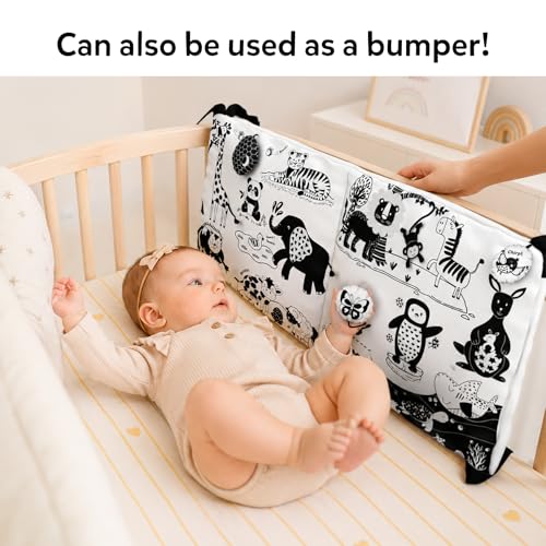 Image of Skillmatics High Contrast Sensory Cloth Mat for Babies & Infants - Newborn Visual Stimulation, Observation Skills, Gifts for 0 to 18 Months, Multicolor