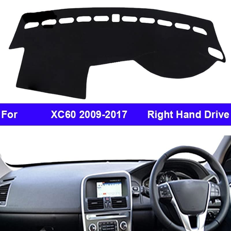 Cubierta para salpicadero Volvo XC60 2009-2017 protector azul con volante a la derecha 2