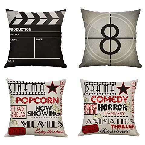MIULEE Fundas Cojines del Sofá Serie de Películas Cover