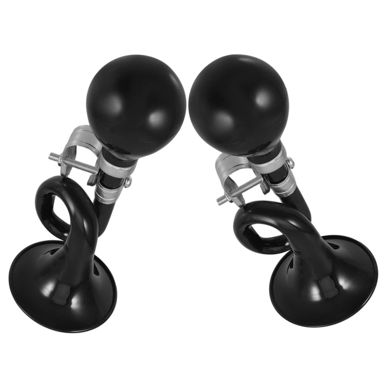 Abaodam 2pcs Durable Bugle Horn Loud Snail Clown Design for Bicycles Scooters Easy to Install Versatile Use for Childrens Riding Adventures
