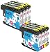 Produktbild INK INSPIRATION® Ersatz für Brother LC223 Druckerpatronen 8er-Pack, kompatibel mit Brother DCP-J4120DW MFC-J5320DW MFC-J5620DW MFC-J4420DW MFC-J4620DW MFC-J4625DW MFC-J680DW MFC-J5720DW MFC-J480DW