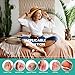 Welonove Toe Cushion Tube Sleeves, 16 Counts Soft Corn Pads Covers for Women Men Pain Relief, Toe Sleeve Protectors for Cushions Corns, Blisters, Calluses, Toes - Multi-Size, Beige