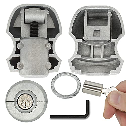 AUTOXBERT Trailer Part Coupling Device - Universal Hitch Ball Lock Tow Caravan Anti Theft Replacement - Thumbnail 3