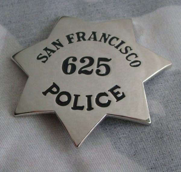 Amazon | SAN FRANCISCO サンフランシスコ市警察 625 ポリスバッジ