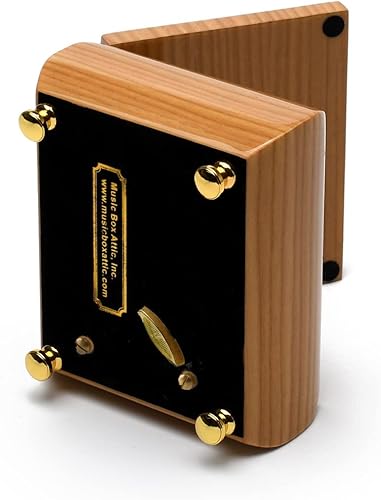 Miniatura 5 de Caja de joyería con música de palisandro de alta brillo, diseño simple, muchas canciones para elegir, Ma'oz Tzur, Rock of Ages