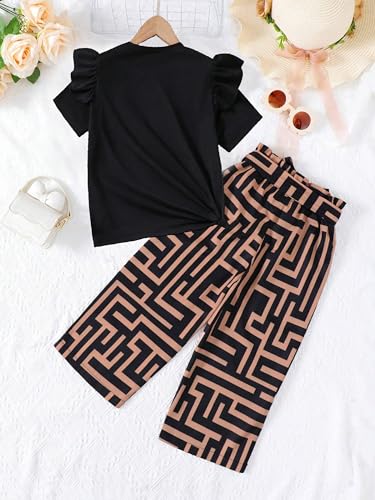 Image of Tagas Girls TOP AND PANT|COORDINATED OUTFIT FOR GIRL| DRESS FOR(GIRLS)| TOP WITH PALAZZOS FOR GIRL'S|(GTP)