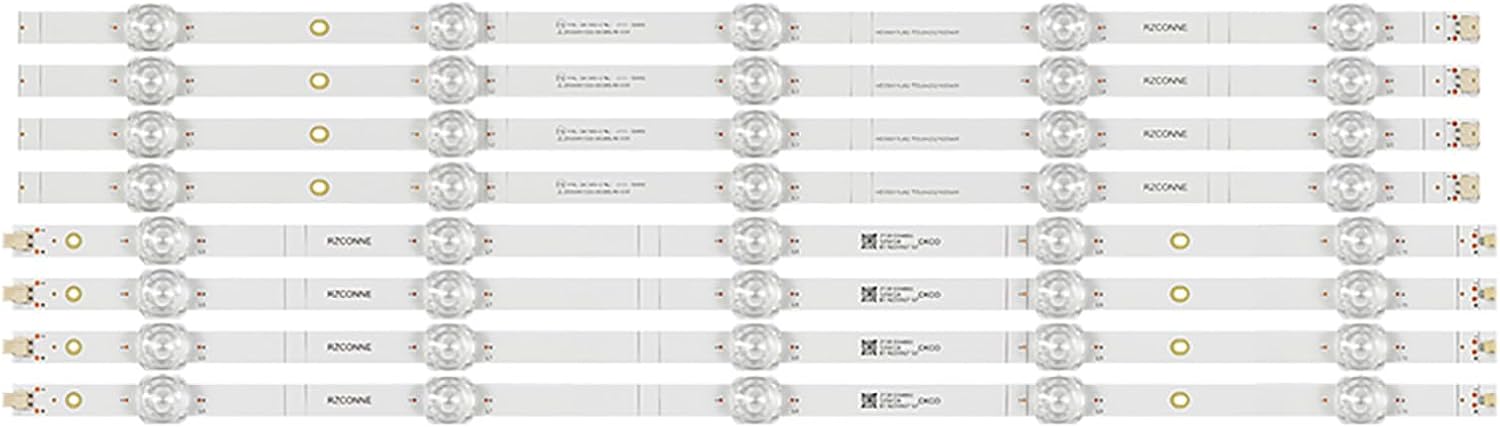 8pcs LED Backlight Strips Replacement Set for 55" TV 55A6G 55R6G 55R6095G5 55R6070G 55C350KU SVH550FA1 HD550Y1U62-T0L6 JL.D550A1330-003BS-M_V01