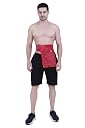 MCSG Ostomy Bath Apron for Ostomates – Red | Durable Waterproof Bath Apron | Comfortable Ostomy Bag Cover for Shower gallery image