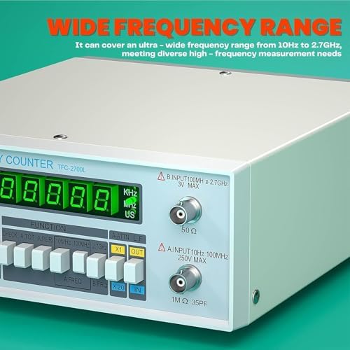 100MHz-2.7GHz Power Meter and Digital high-Precision Frequency Counter 、for use in Laboratories, Industrial and Mining Enterprises, and Universities