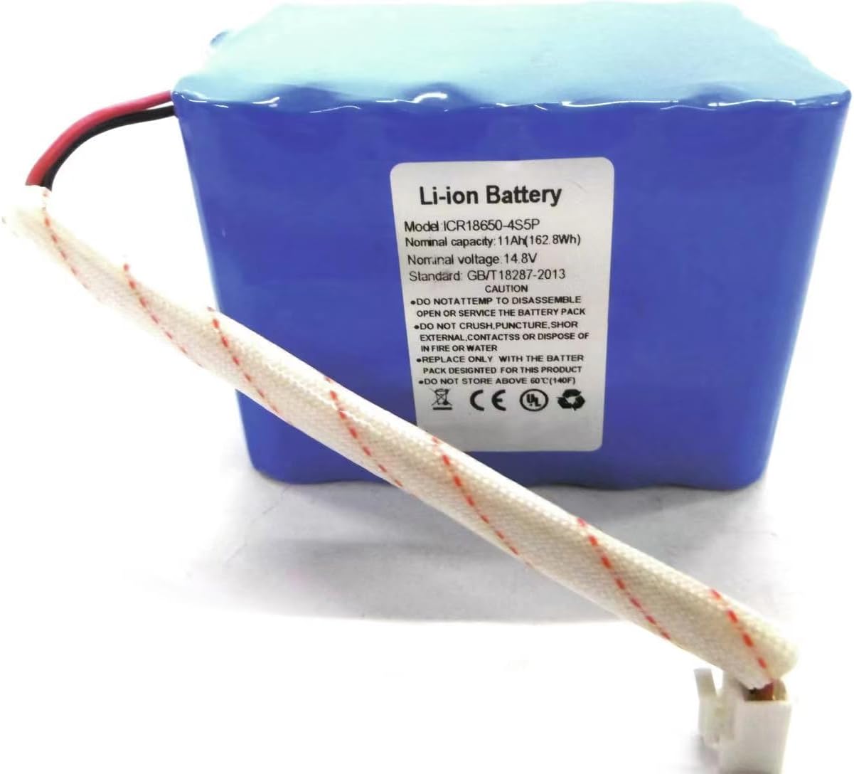 PTJ3012000032 ICR18650-4S5P 11AH 14.8V Li-ion Battery Pack for Well Fit Up Light