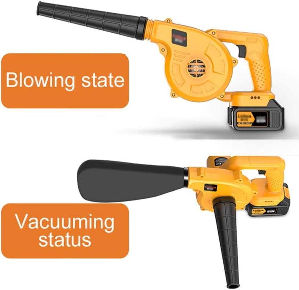 Electric Leaf Blower Garden Tools Sweeper for Clearing Dust Leaf Snow Leaf Blower Cordless Lithium Battery1 Standard (Battery1 Standard+Kit) (Battery*1 Standard)