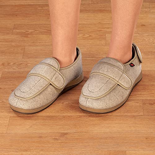 Fox Valley Traders Silver StepsTM Adjustable Edema Slippers3