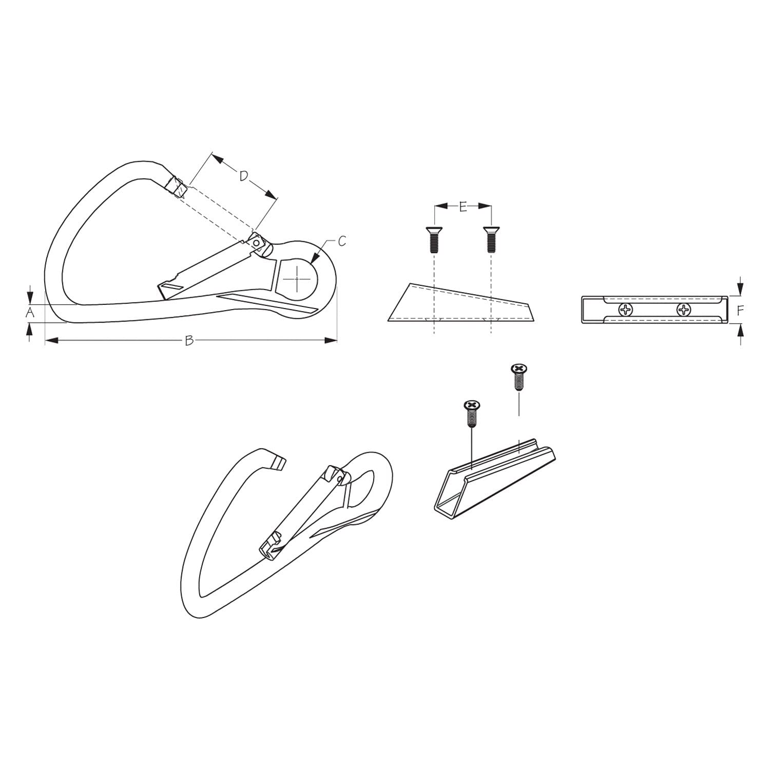 Seadog Boat Hook Buoy SNAP KIT Large