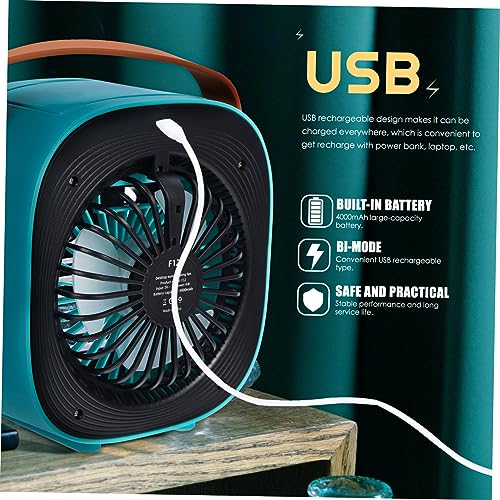 Ventilateur de table USB Luxshiny mini refroidisseur air portable pour maison
