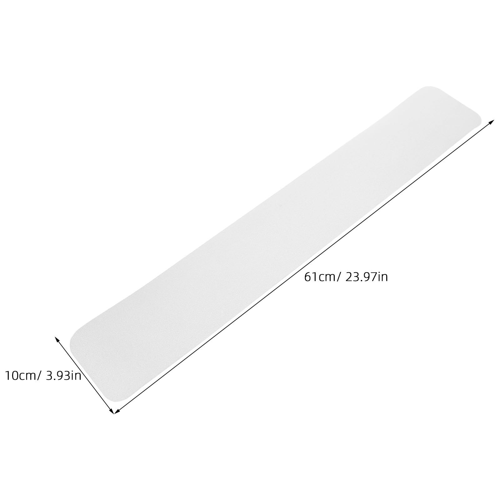 POPETPOP 15 Piezas Pegatinas de Ducha Antideslizantes, Cinta Antideslizante Autoadhesiva Transparente Peva para Suelo de Baño y Madera, Mayores, Uso Doméstico