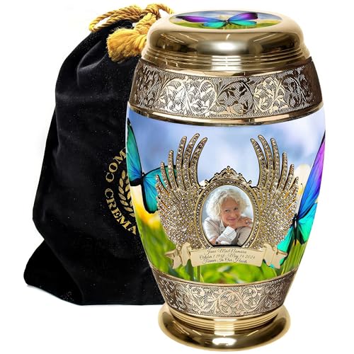 Image of Wild Butterfly Cremation Urns for Human Ashes Adult Female Urns for Ashes