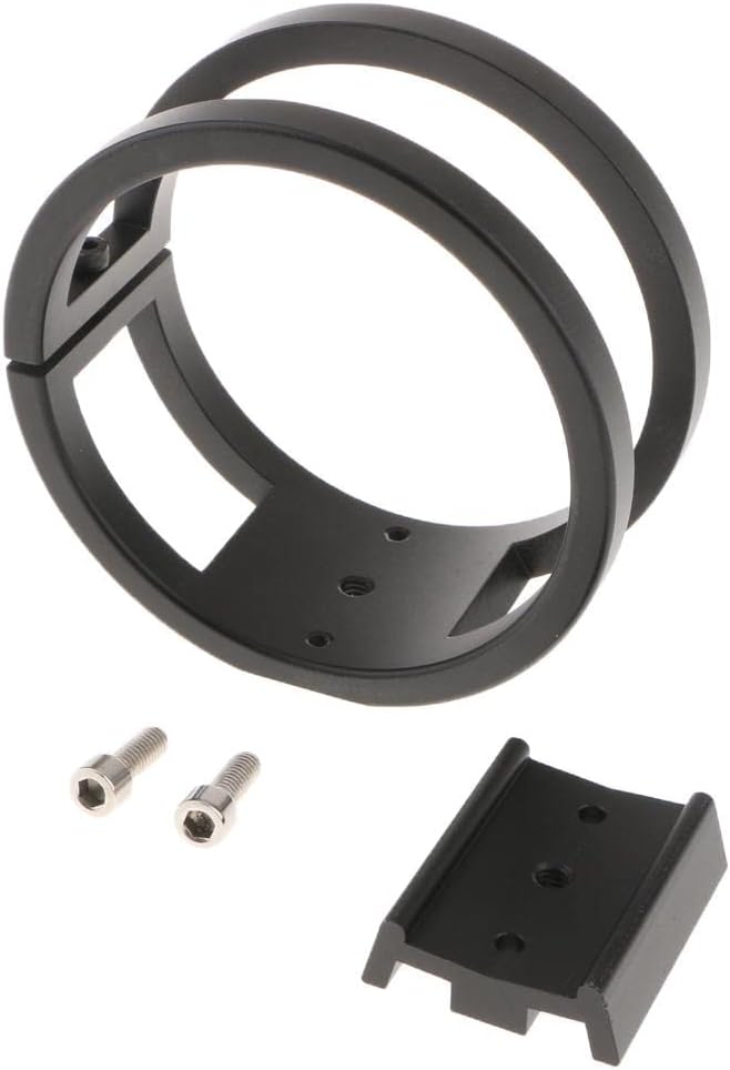 Telescope Guider Tube Rings with Mounting Plate -Short Type