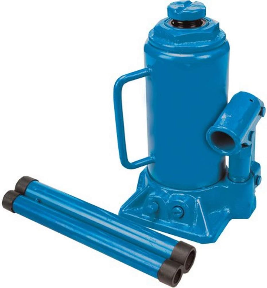 Silverline Hydraulic Bottle Jack 10 Tonne (598558), BLUE