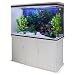 MonsterShop - Acuario 300 litros con Mueble Blanco y Grava Blanca 143cm...