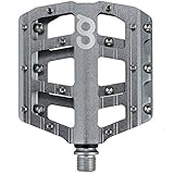 CyclingDeal Flat Mountain BMX/MTB Aluminum Bike Sealed Bearing Pedals - Large Bicycle Platform...
