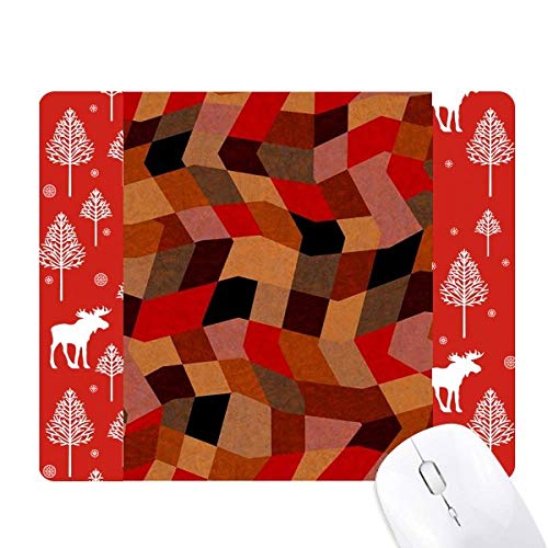 Tapis souris noël woods forêt pour stopper les blocages de souris