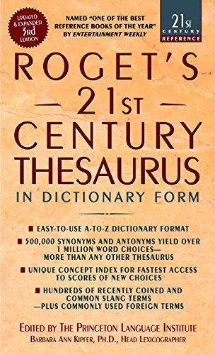 [Rogets 21st Century Thesaurus: In Dictionary F... B015RV6Z6Y Book Cover