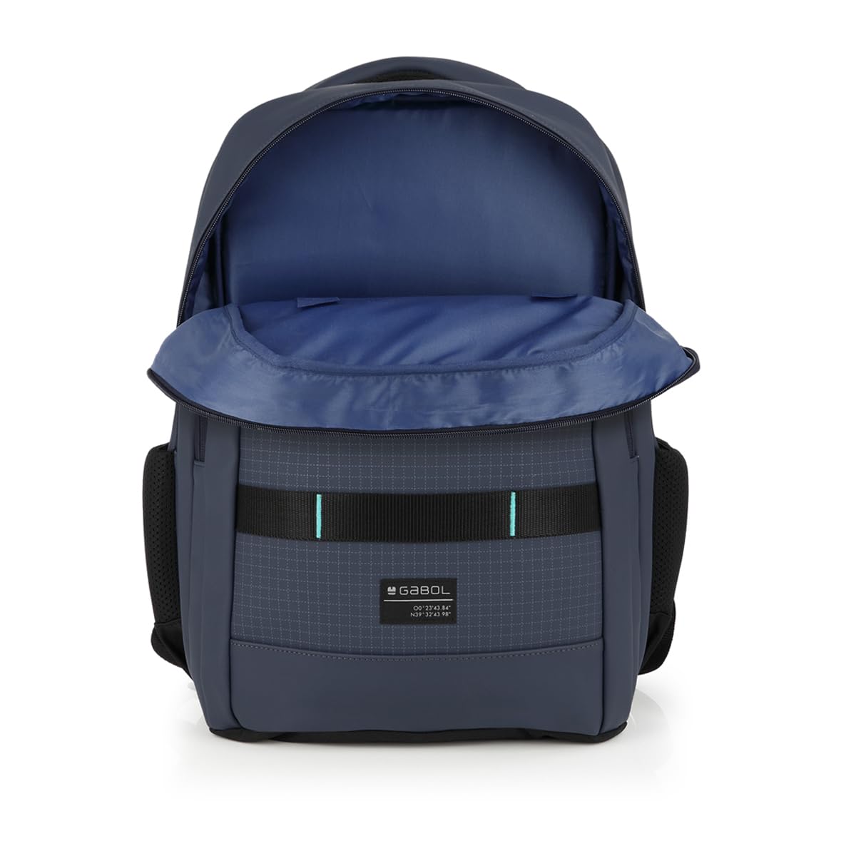 Gabol - Mochila de 2 Compartimentos Lion 31x43x17 cm - Organizador Interior - Espalda y Asas Acolchadas - Etiqueta Reflectante y Resistente al Agua - Diseño en Poliéster Resinado - Azul Marino