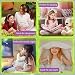 Pijama Unicornio para Niñas, Brilla en la Oscuridad, Morado, 13-14 años