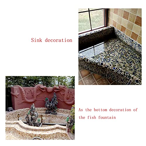 200G Ceramics Mosaic Tiles Random Color Raindrops Shape Mosaic Ceramics Pieces For Diy Crafts Home Decoration(18X28Mm) #TOP6