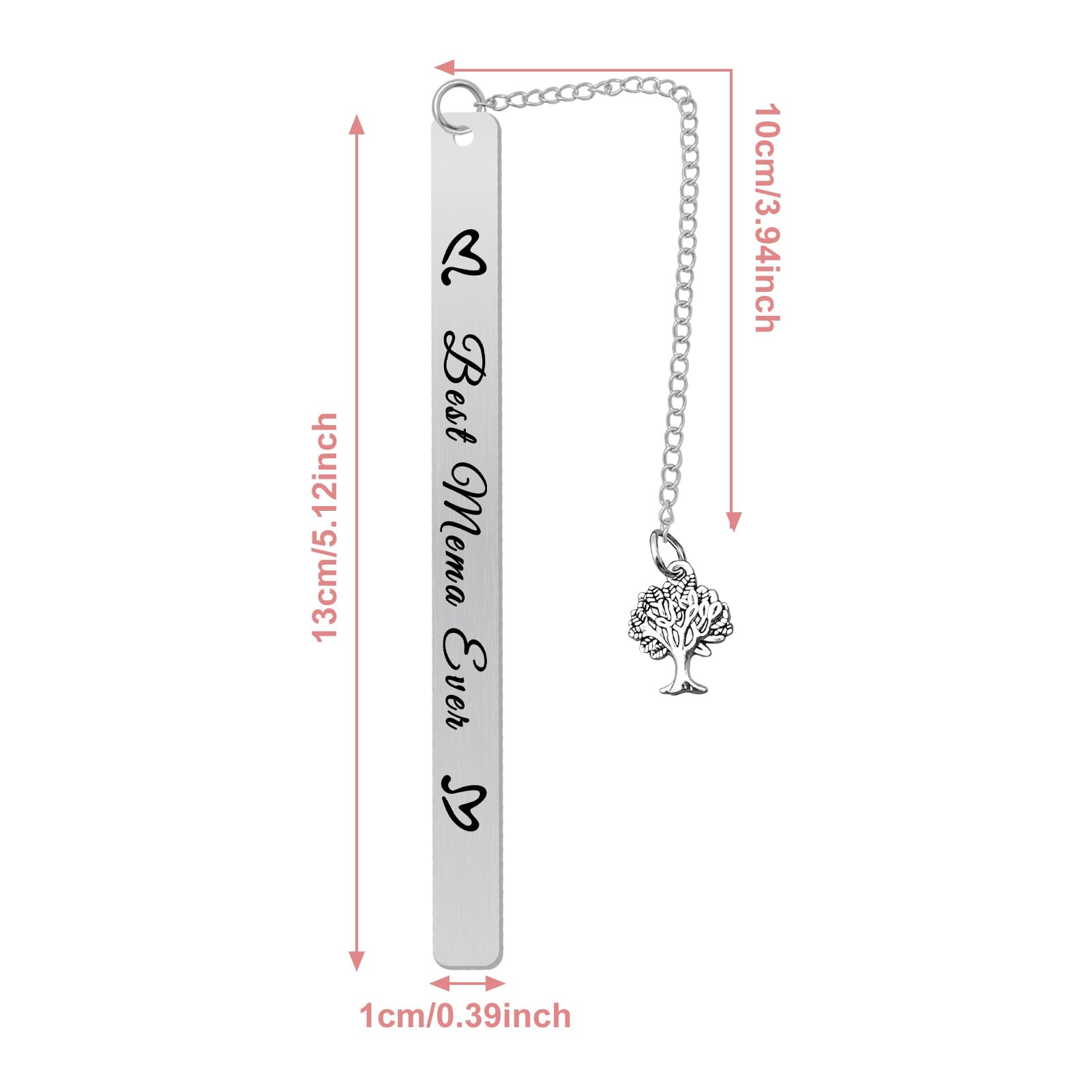 Mother's Day Gift for Mema Best Mema Ever Bookmarks Gift for Mema Gift for Grandmother Nana Mema Gift Gift for Grammy Gift Thanksgiving Christmas Birthday Gift for Mema Gift Grandma Bookmarks