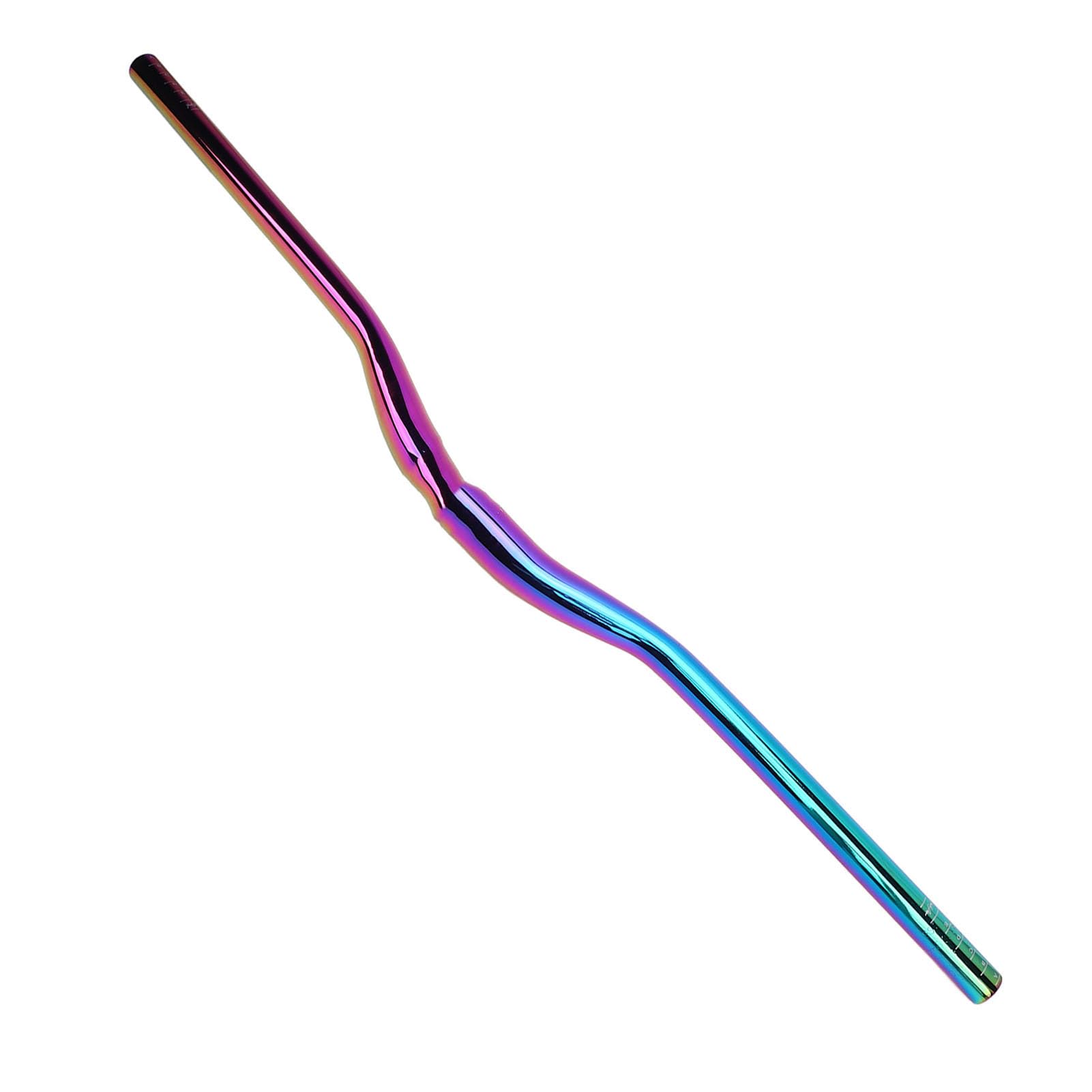 Guidon de vélo de montagne de 31,8 mm Guidon en alliage d'aluminium de 780 mm de large avec élévation de 30 mm pour une conduite extrême en montagne Conception ergonomique légère
