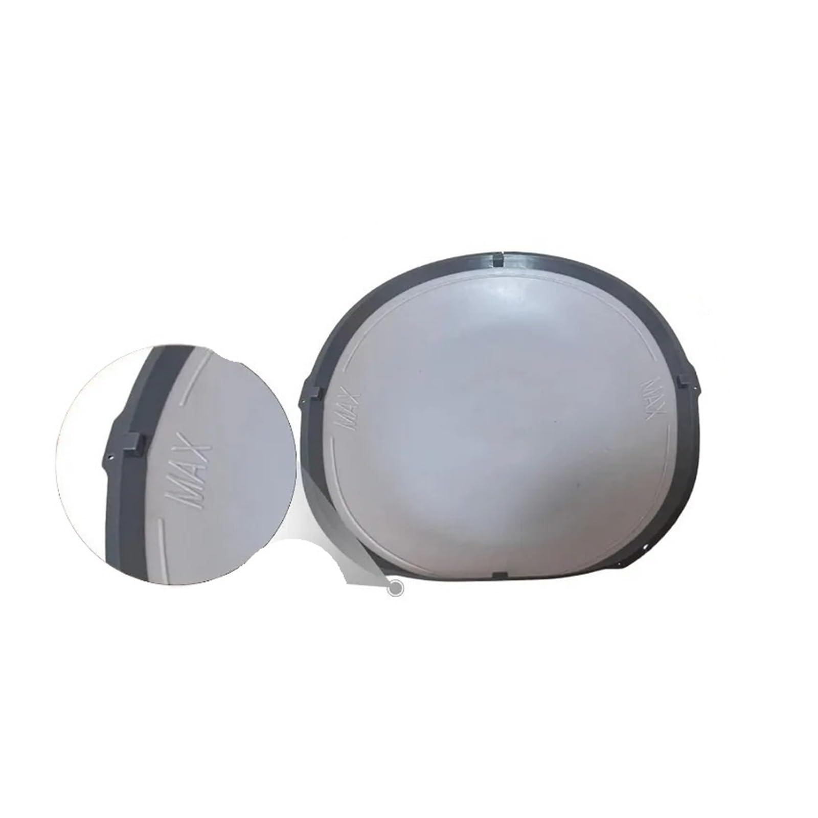 Tappetino in silicone grigio per lettiera automatica, 1 pezzo